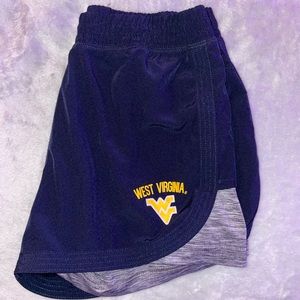 WVU- West Virginia University Spandex Lined Shorts